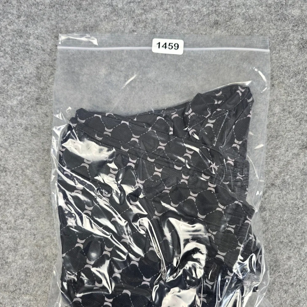 Hurley Shorts Boys Large Black Geometric Mesh Relaxed Fit Drawstring Athletic